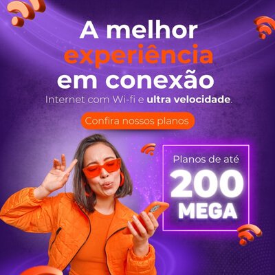 Plano de Internet 200 Mega